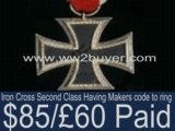 dealers in german iron crosses